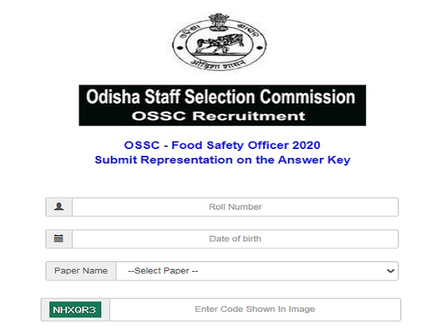 OSSC FSO Mains Answer Key 2022 Released For Food Safety Officer Post